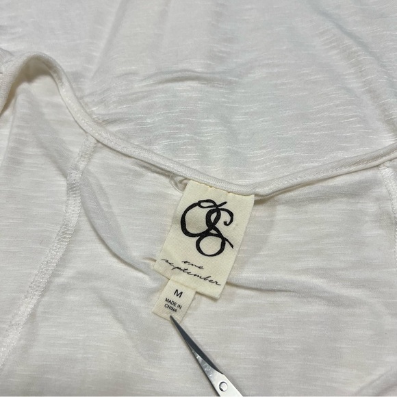 Anthropologie One September Pleated Colorblock Blouse - Picture 3 of 6